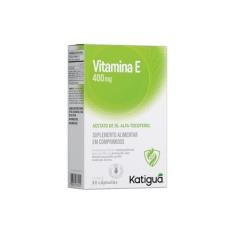 KATIGUÁ Vitamina E Sem Sabor Katiguá 30 Cápsulas De 500Mg Verde