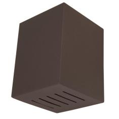 Kit 3 Arandela Frisada 10 Facho Externa Interna Prime Marrom