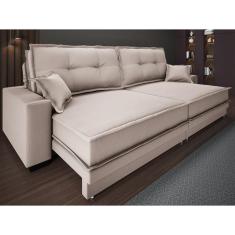 Sofá Palermo 2,00m Retrátil e Reclinável Velosuede - NETSOFAS