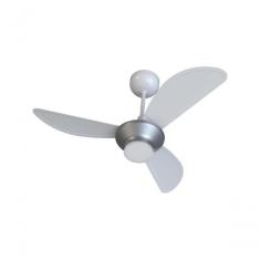 Ventilador De Teto Ventisol Mistral 3 Pás Branco/cinza Bivolt
