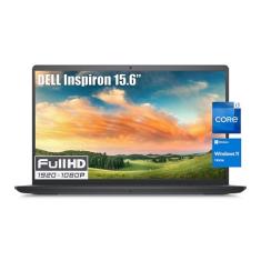 Dell Notebook empresarial Inspiron 15 3520, tela antirreflexo FHD de 15,6 polegadas, Intel Core i3-1215U de 12ª geração (6 núcleos, até 4,40 GHz), Windows 11 Home, 8 GB DDR4 RAM, SSD PCIe de 256 GB