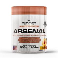 Pré Treino Arsenal 330g Metaform Nutrition, Pêssego