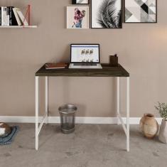 Escrivaninha Mesa Escritório Estilo Industrial 90cm Active Yescasa