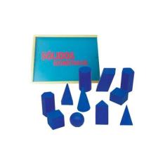 Brinquedos Educativos - Sólidos Geométricos 11 Peças - Sonho de Crianç