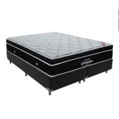 Cama Box King Preto Ortobom Elegant Mola Ensacada EuroPillow