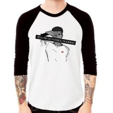 Camiseta Raglan Pelo fim do futebol moderno Manga 3/4 - Foca na Moda, 