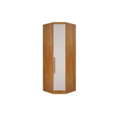Guarda Roupa Closet de Quarto Canto Oblíquo Rizon C-1 MDF Blush Móveis Novo Horizonte