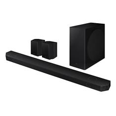 Soundbar Samsung HW-Q930B, com 9.1.4 canais, Dolby Atmos, Acoustic Beam, Sincronia Sonora e Alexa integrado