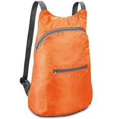 Mochila Dobrável Compacta Ripstop TopGet (Laranja)