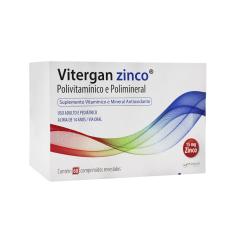 Vitergan Zinco com 60 Comprimidos 60 Comprimidos Revestidos