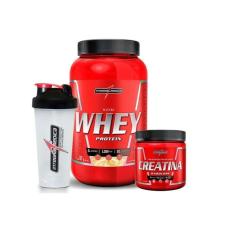 Kit Nutri Whey Protein (907g) + Creatina 300g + Coqueteleira - Integralmédica-Unissex