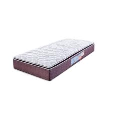 Colchão Solteiro Espuma D40 188x88x24cm Classic C Pillow Montreal Branco/Marrom