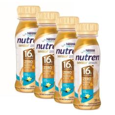 Kit 4 Nutren Senior Baunilha Suplemento Alimentar 200ml