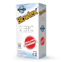 Blowtex Zero com 16 unidades, Cor: Transparente