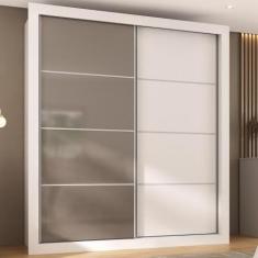 Guarda-Roupas Casal 2 Portas de Correr 4 Gavetas Alasca Multimóveis MP