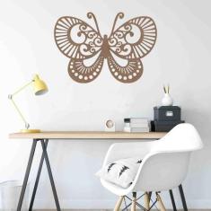 Quadro Decorativo Adorno Borboleta 3Mm Vado - Mdf - Decoarts