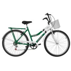 Bicicleta Aro 26 Ultra Bikes New Summer Bicolor 6 Marchas, Verde, Bran