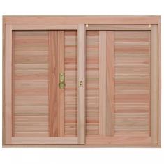 Janela com Caixilhos de Correr pra Vidros Inteiros e Veneziana de Abrir 3 Folhas Popular Rondosul