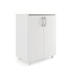 Armário Balcão de Cozinha Multiuso 2 Portas Denver Branco Branco