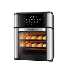 MONDIAL Fritadeira Air Fryer Forno Oven 12L, Preto/Inox, 2000W, 220V - AFON-12L-BI