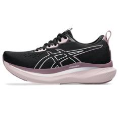ASICS Tênis de corrida feminino GLIDERIDE MAX, Preto/rosa pálido, 37