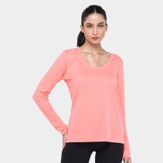 Camiseta Olympikus Essential Manga Longa Feminina-Feminino