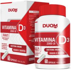 Vitamina D3 2000UI Colecalciferol Vita D 60 Cápsulas - Duom