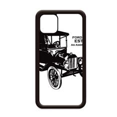 Capa preta clássica de carros padrão mecânico para iPhone 12 Pro Max para Apple Mini Mobile Case Shell