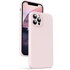 Supdeal Capa de silicone líquido para iPhone 12 Pro, [proteção da câmera] [anti-impressão digital] [carregamento sem fio] capa protetora de 4 camadas, capa protetora de microfibra embutida, 15,5 cm,