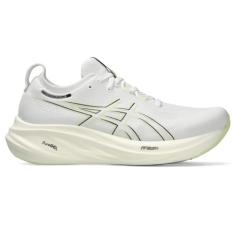 ASICS Tênis de corrida masculino Gel-Nimbus 26, Branco/bétula, 42