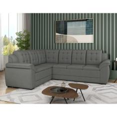 Sofá de Canto para Sala de Estar 05 Lugares Londres - Lumalar