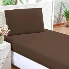 Jogo de Lençol Solteirão 3 Peças 180 Fios Com Elástico para Cama de So