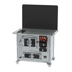 Fogao a Lenha N 2 Gab Imperador Vitreo Inox com Tampa