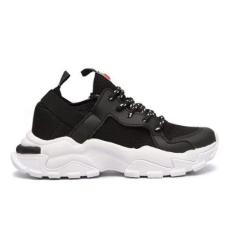 Tênis Sneaker Ecko Zyon Preto/Branco-Unissex