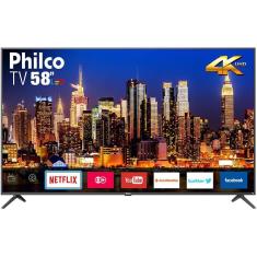 Smart TV 4K LED 58&quot; Philco PTV58F60SN, Dolby Audio, 3 HDMI, 2 USB, 60Hz