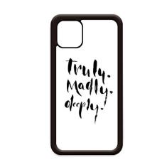 Capa realmente loucamente com citação profunda para iPhone 11 Pro Max para Apple Mobile Case Shell