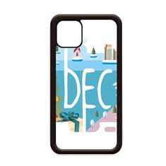 Ilustração da temporada do mês de dezembro para iPhone 12 Pro Max Capa para Apple Mini Mobile Case