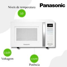 Micro-Ondas Panasonic Nn-St25lwruk 21 Litros Branco - 110V
