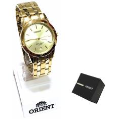 Relógio Orient Masculino Analógico Dourado MGSS1179 C1KX