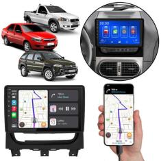 Kit Multimidia Carplay 9" Palio Weekend Siena El Strada 2012-2020 MP5 