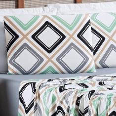 Jogo De Cama Malha Queen Quality 04 Peças - Harmony