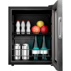 Frigobar Suggar 46L Porta De Vidro 127v Inox
