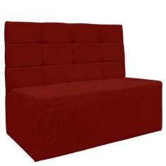 Sofá Canto Alemão Veludo Marsala - Montanaris Decor - MD MONTANARIS DE