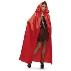 Kit 2 Capas Com Capuz Vermelha Adulto Fantasia Haloween - Lynx Produçõ
