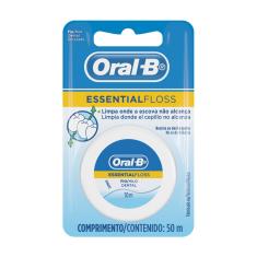 Fio Dental Encerado Oral-b Essential Floss 50 Metros