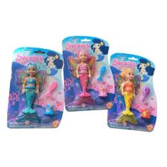 Boneca Mini Sereia Pocket Brinquedo Infantil Sortida- 4 Un - Company K