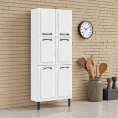 Paneleiro em Aço 6 Portas 80cm New Premium Itatiaia