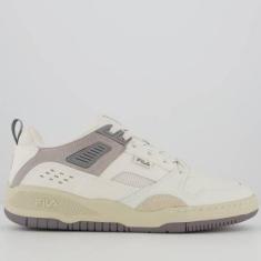 Tênis Fila Corda Branco e Bege-Masculino