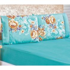 Jogo De Cama Micropercal 200 Fios Naturale Casal 03 Peças - Jasmine