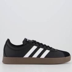 Tênis Adidas VL Court Base Preto e Branco, 38